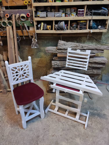 ست مدل صدفی رنگ سفید